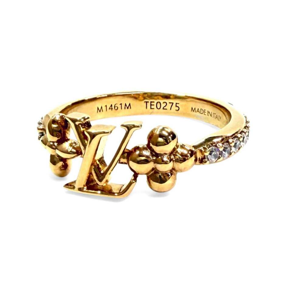 LOUIS VUITTON Gold Monogram Ring - Picture 2 of 10